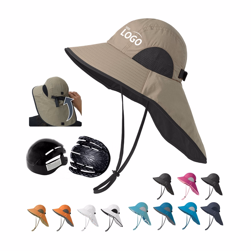 Super Wide Brim Bucket Hat
