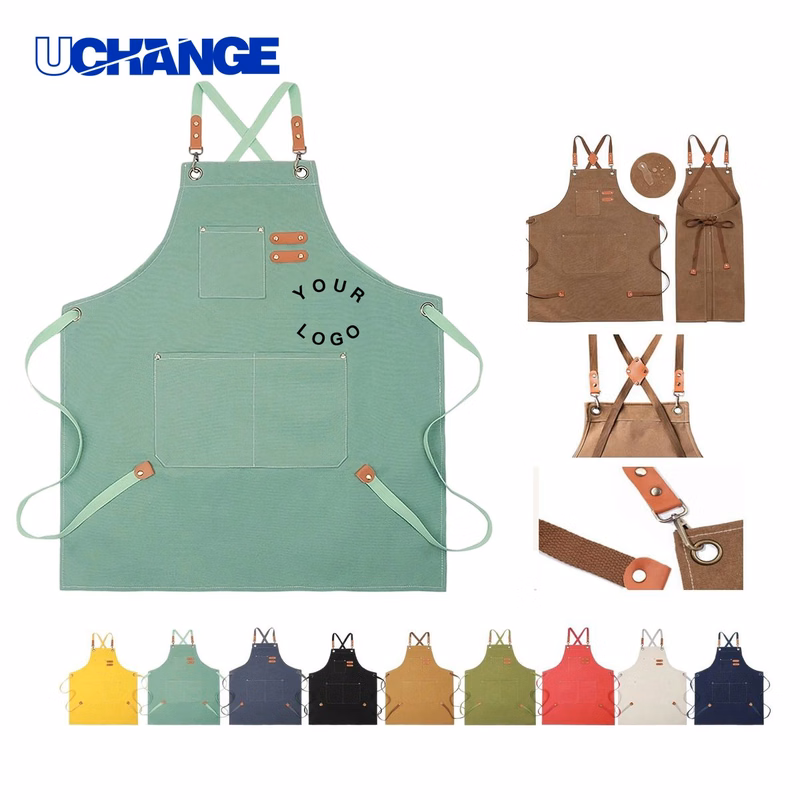 Canvas Kitchen Apron with Full Color Logo for Events