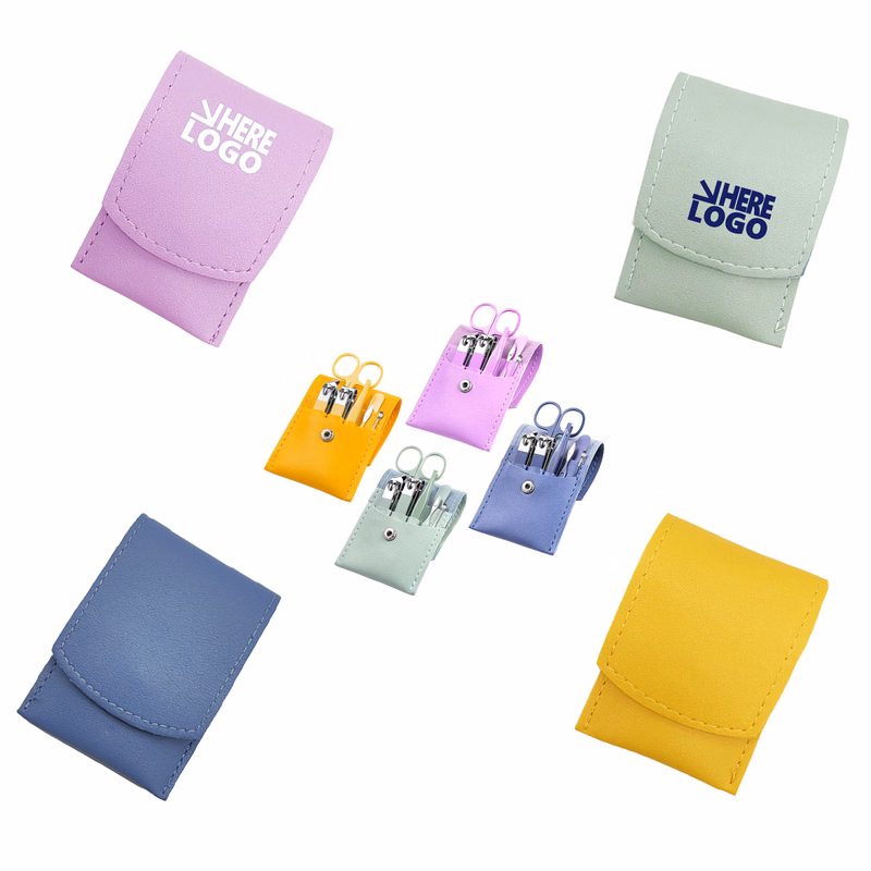 7-Piece Nail Clipper Set with PU Leather Case