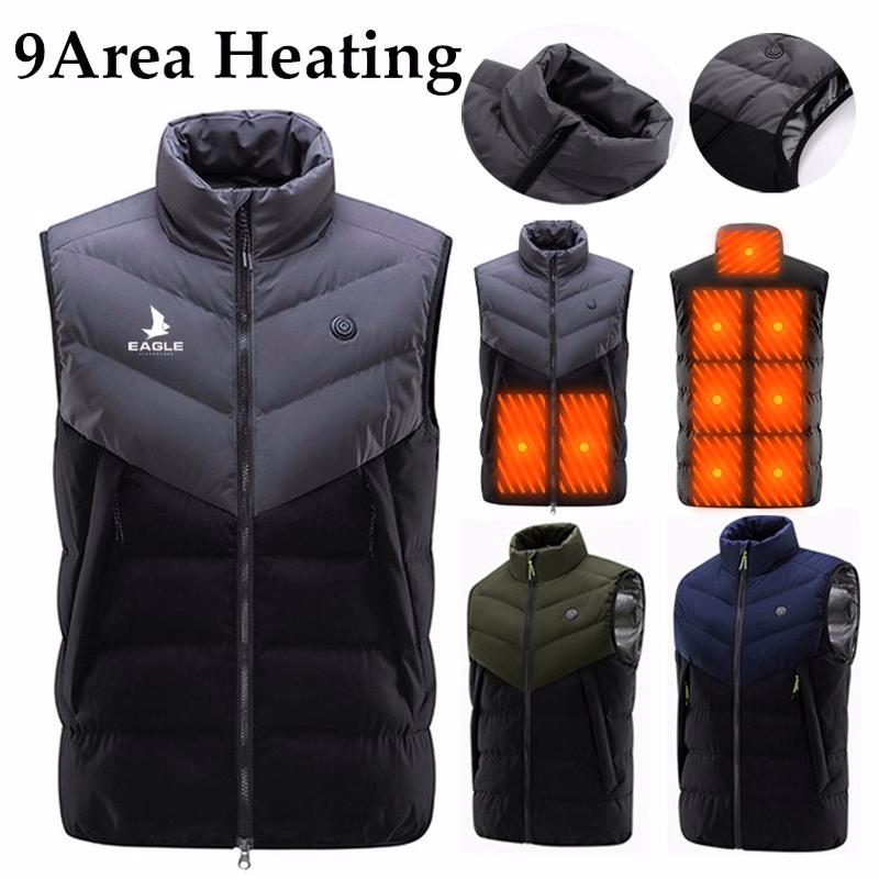9 Zones Winter Electric Heating Vest