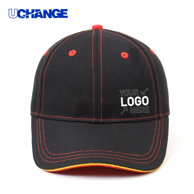 5-Panel Twill Sandwich Baseball Cap Hat