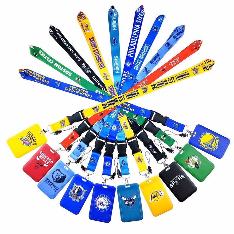 Full Color Vertical Version With Hanging Rope Work Permit Card Holder