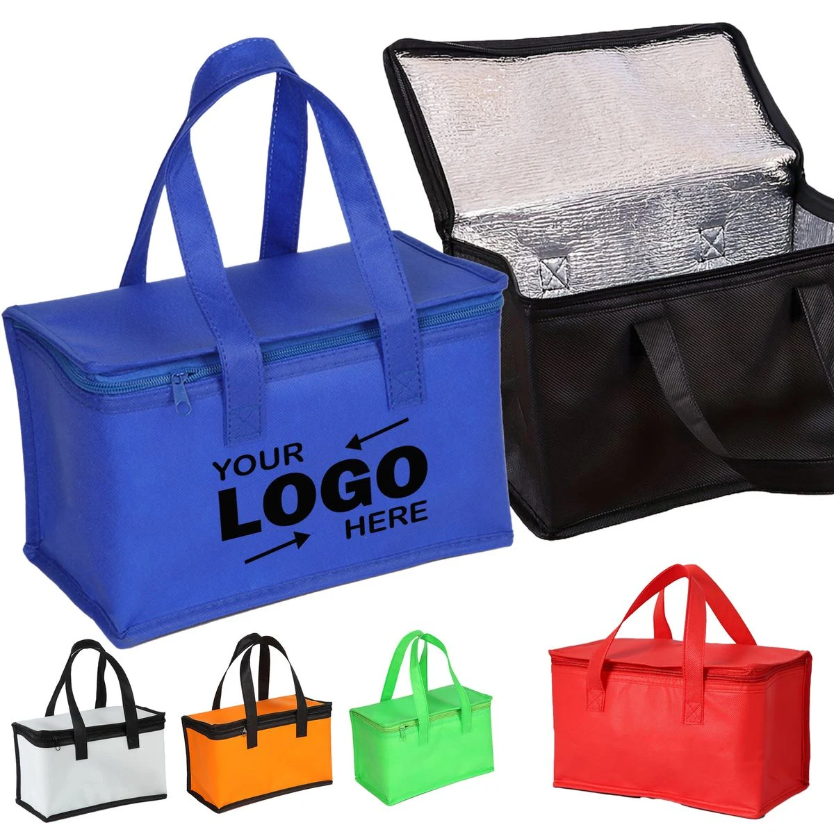 Non-Woven Fabric Reusable Square Insulated Bag 1