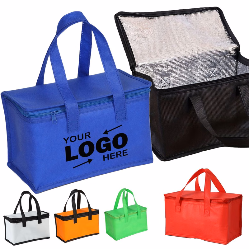 Non-Woven Fabric Reusable Square Insulated Bag