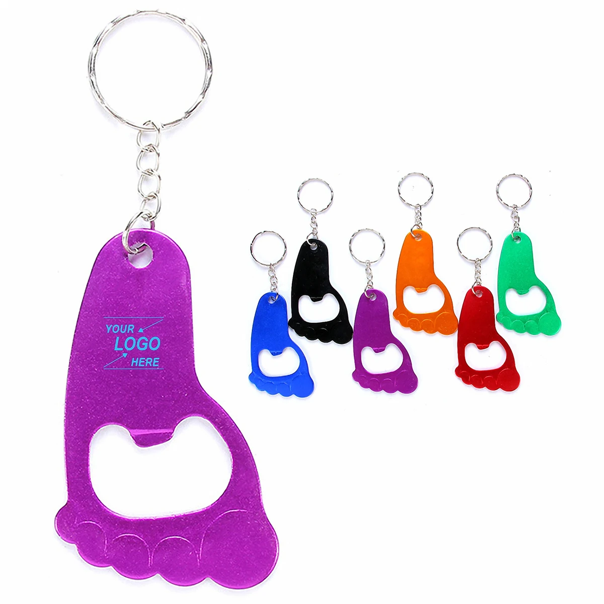 Foot Shape Keychain Bottle Opener 1
