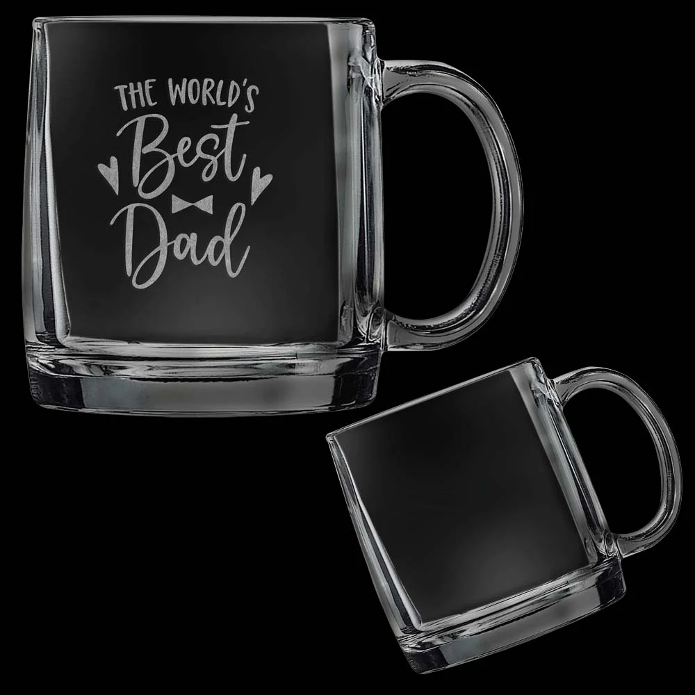 12 1/4 oz. Clear Glass Coffee Mug 1