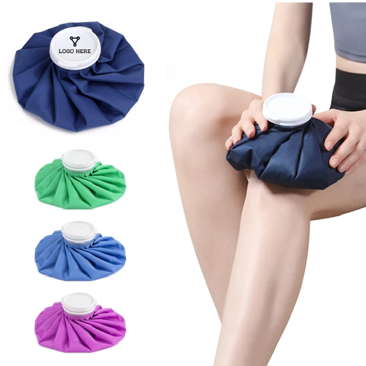 MOQ 50 6 Inch Leakproof Reusable Ice Bag for Injury Therapy 1