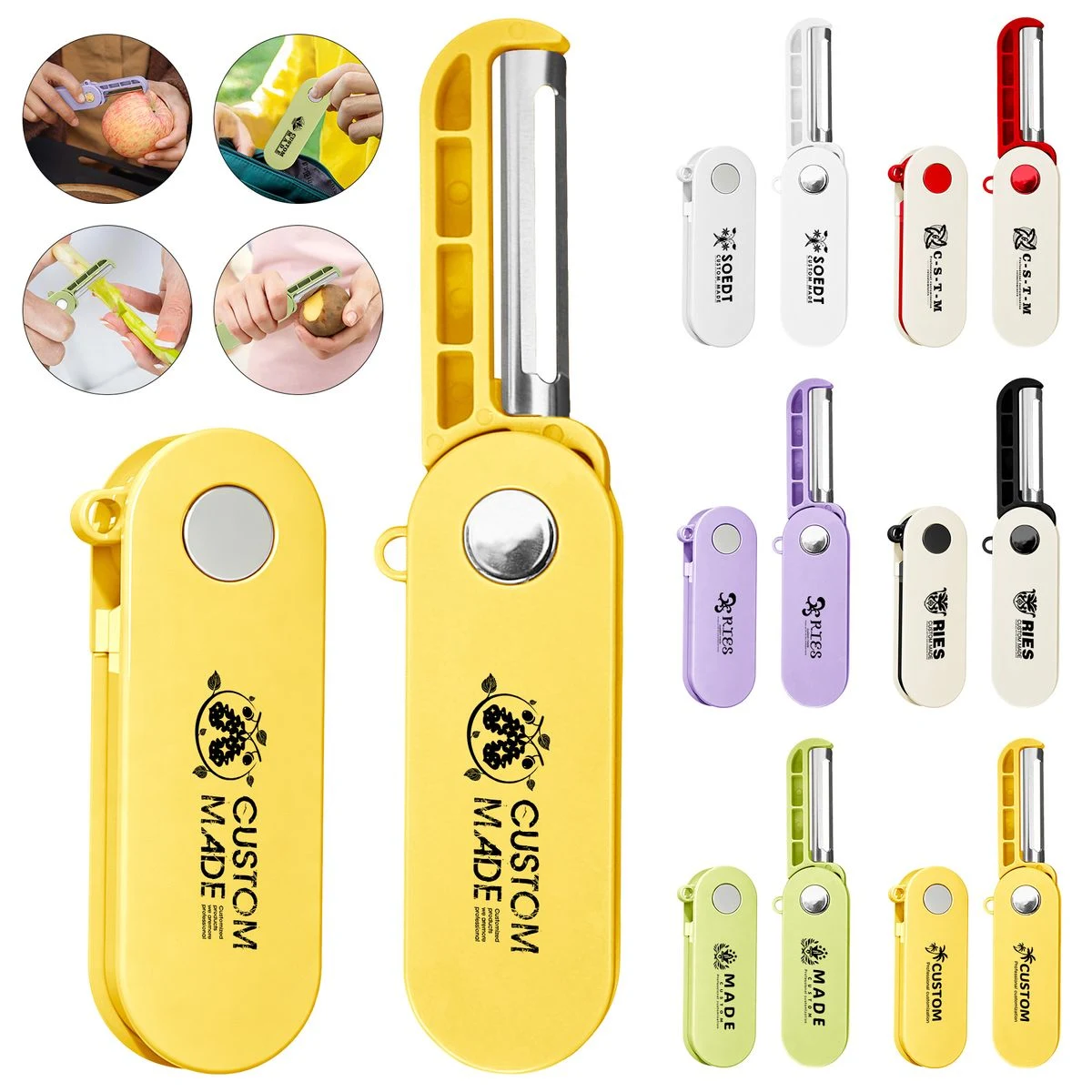 Folding Pocket Fruit Peeler 1