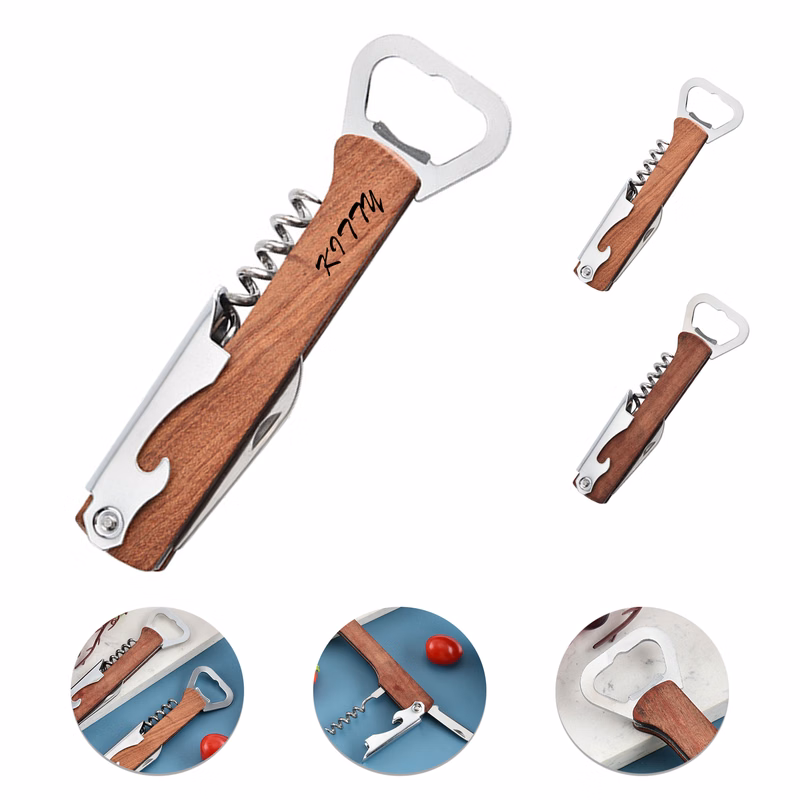 Wine/Bottle Openers(Corkscrew with Assist, Bottle Opener and Knife)