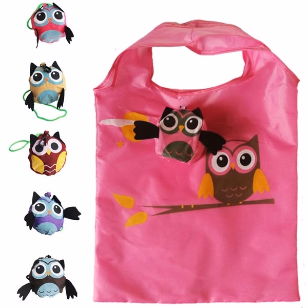 Owl Shape Folding Shopping Bag