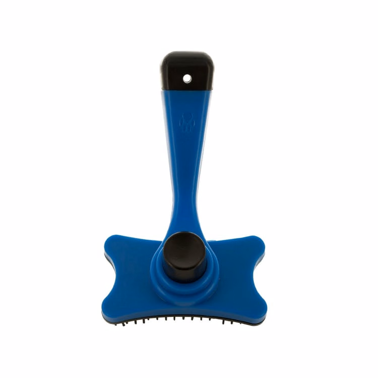 Self-Cleaning Pet Brushes - Black Blue Plastic