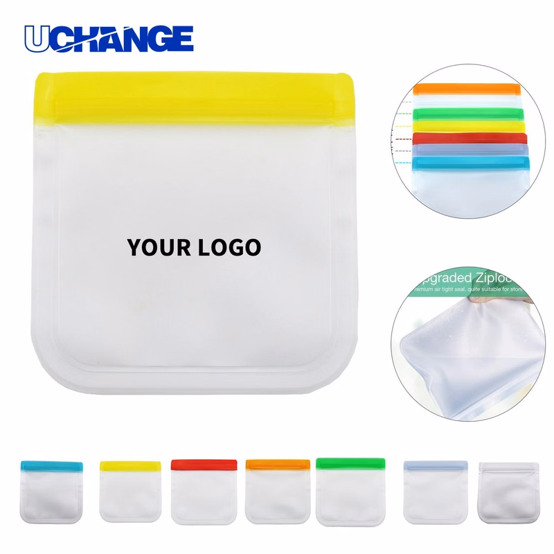 PVEA Reusable Food Storage Bag Organizer with Easy Tear Closure