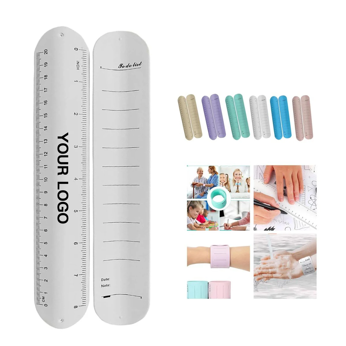 Silicone To Do List Bracelet with Measurement 1