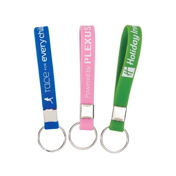 10.5" Silk-Screened Silicone Key Tag