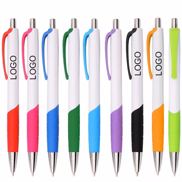 Custom Soft Rubber Grip Ballpoint Pen