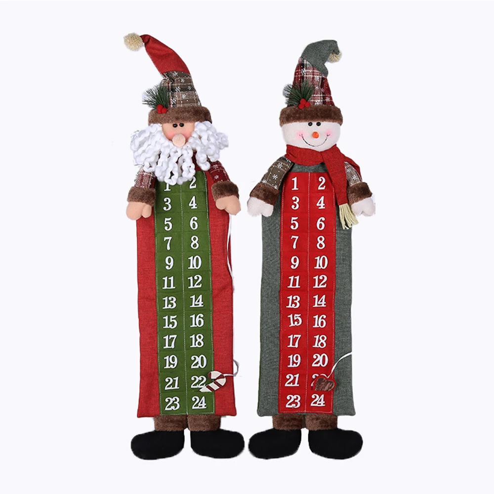 Christmas Santa Claus Doll Countdown Wall Calendar 1