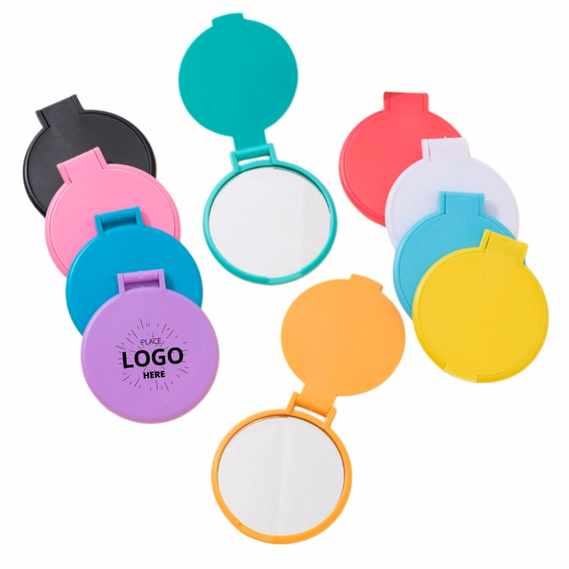 Mini Round Folding Mirrors