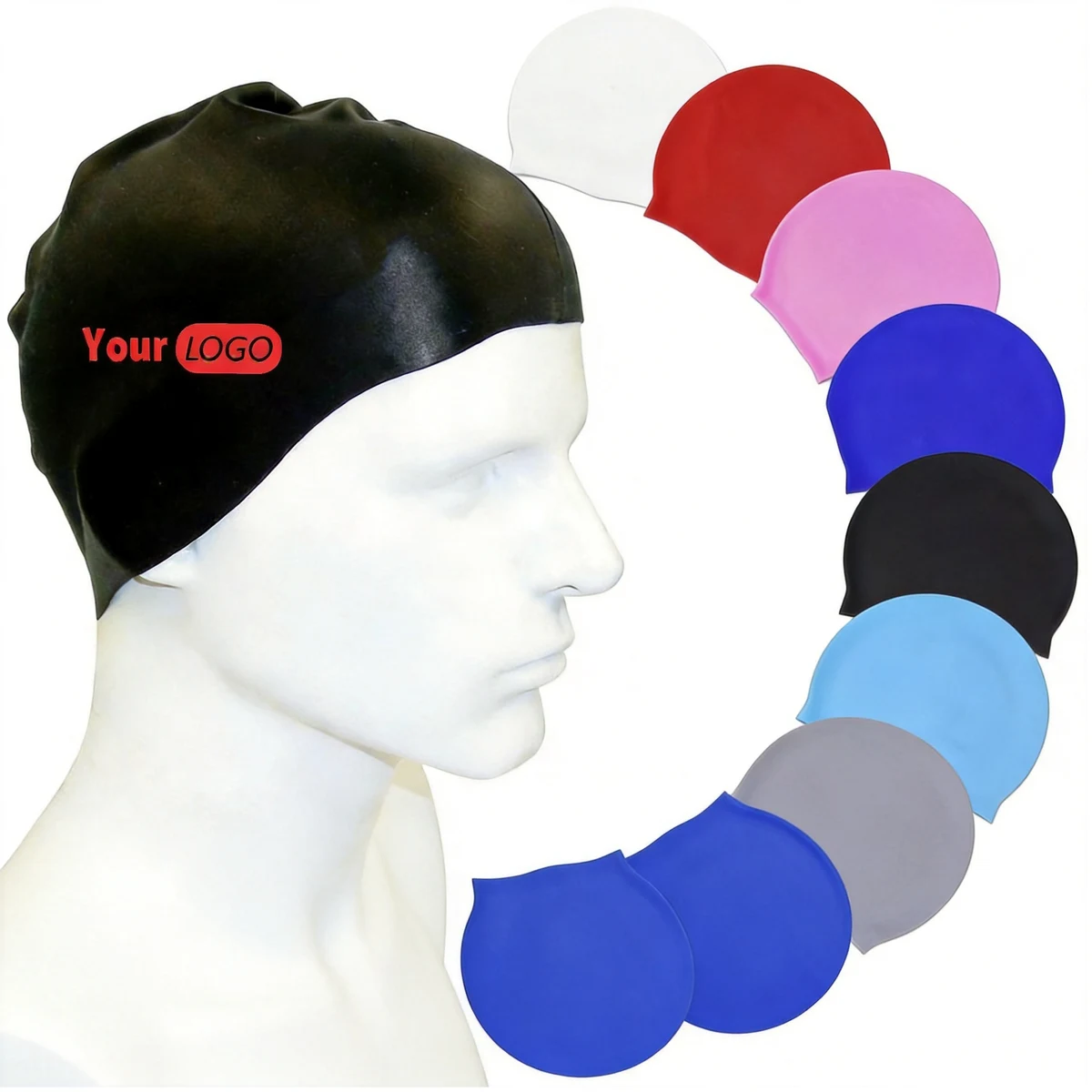 Soft Silicone Swimming Cap 1