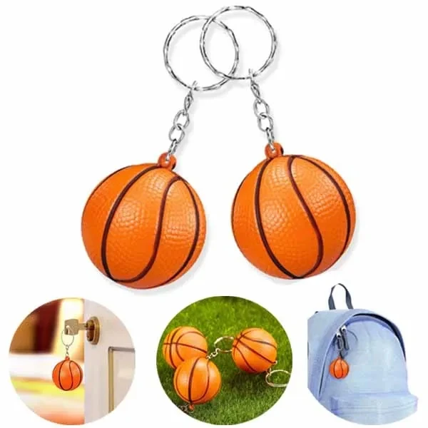 Basketball Stress Ball Anxiety Relief Keychains 1