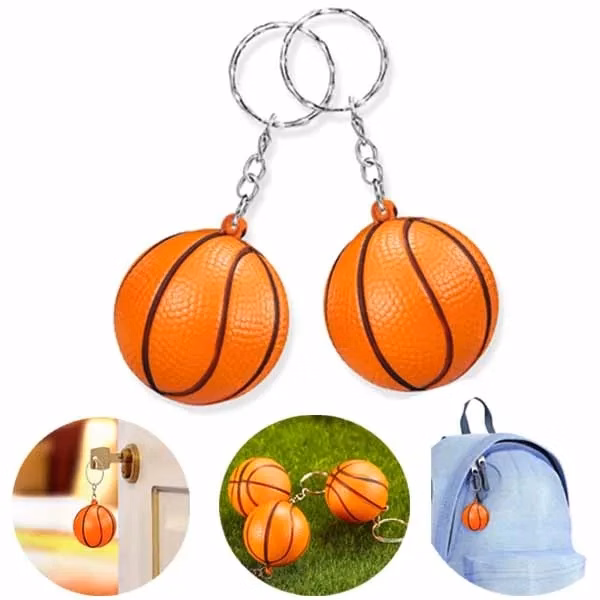 Basketball Stress Ball Anxiety Relief Keychains