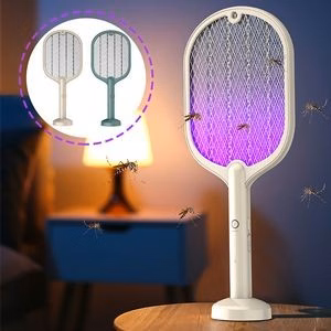 Led Lamp Mosquitoes Killer Rackets Electric Mosquito Swatter