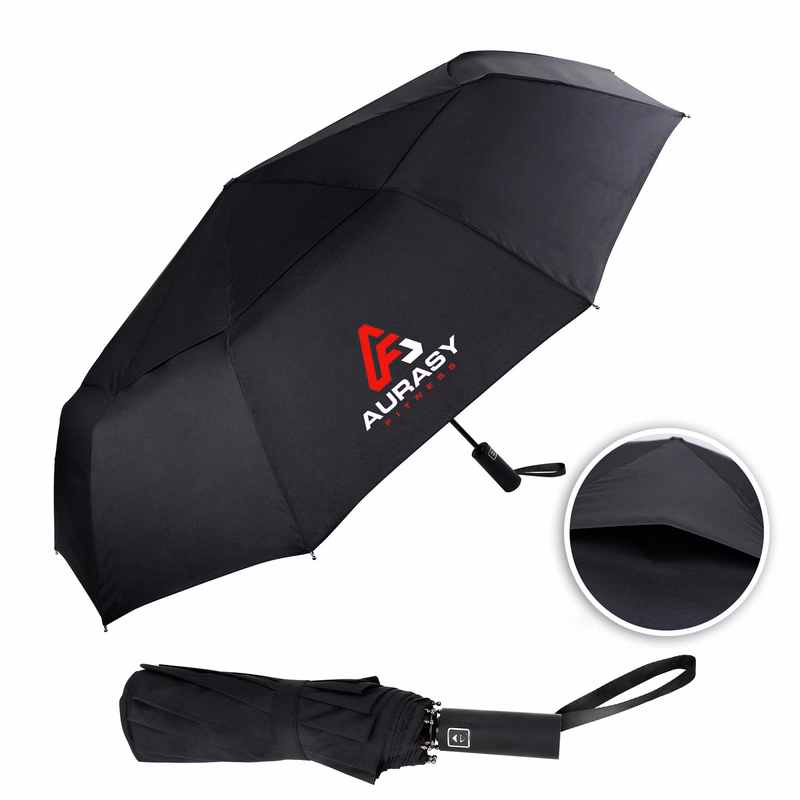 50'' Arc Automatic Vented Folding Golf Umbrella