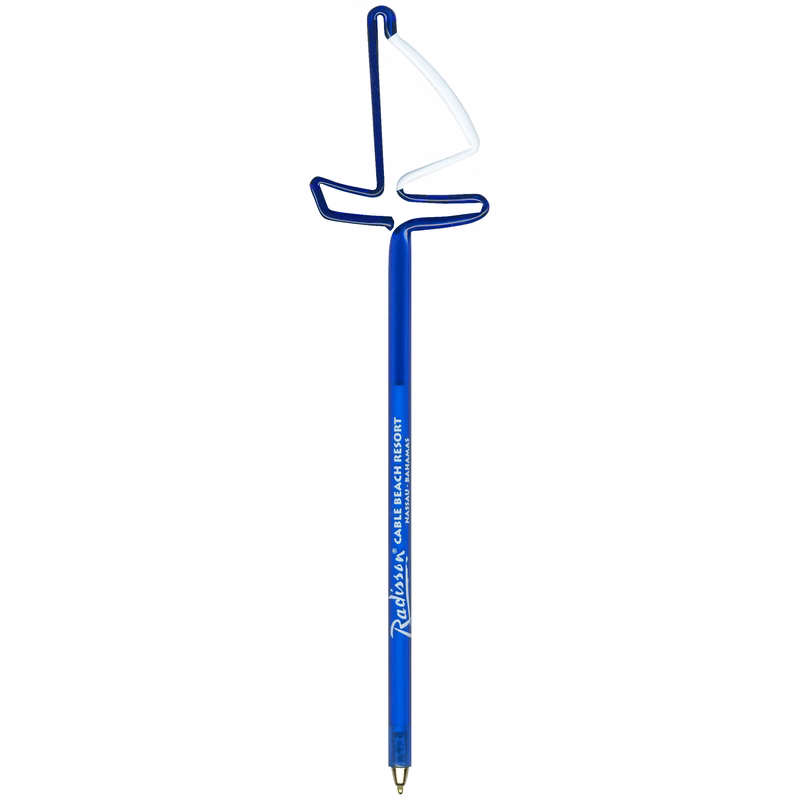 Sailboat Multi-Color Inkbend Standard, Bent Pen