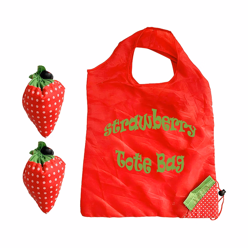 Foldable Shopping Strawberry Tote Bag