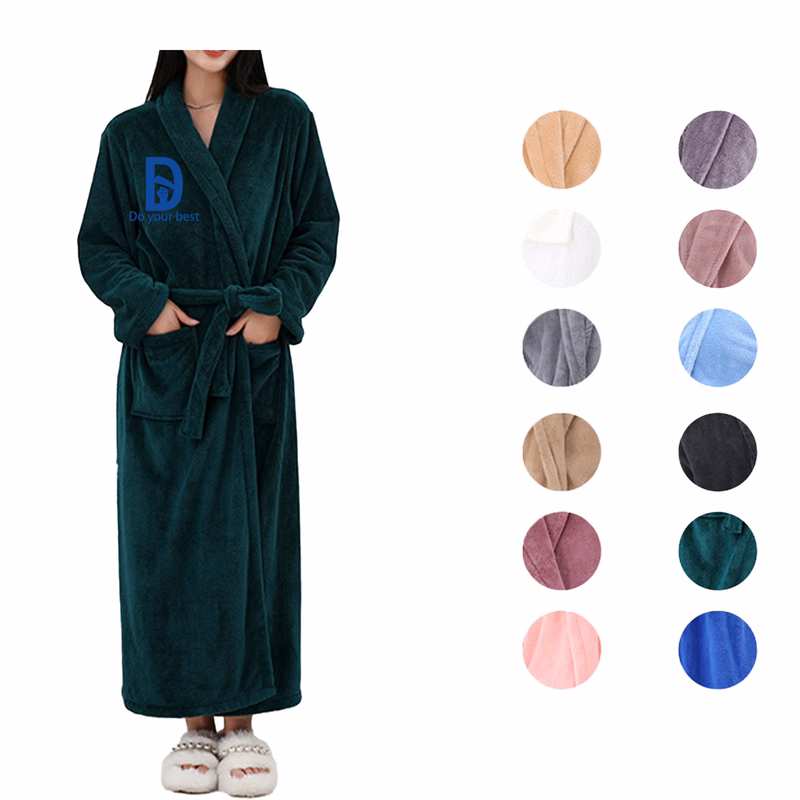 Unisex Coral Velvet Robe MOQ50