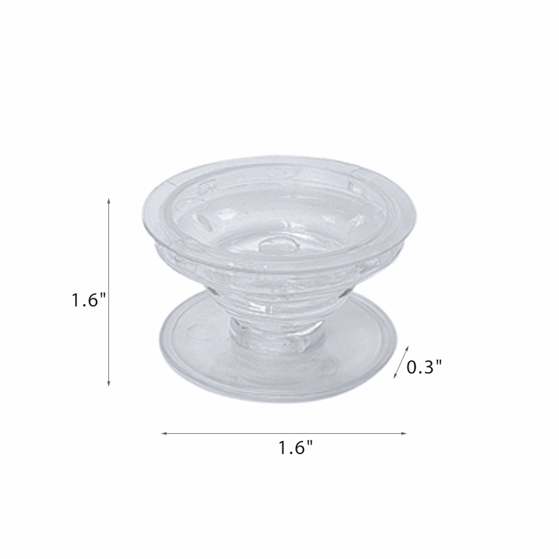 Transparent and customizable mobile phone airbag brackets