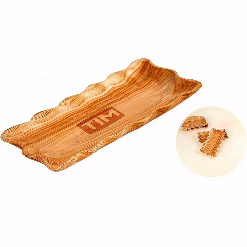 Wooden Rectangular Fruit Platter