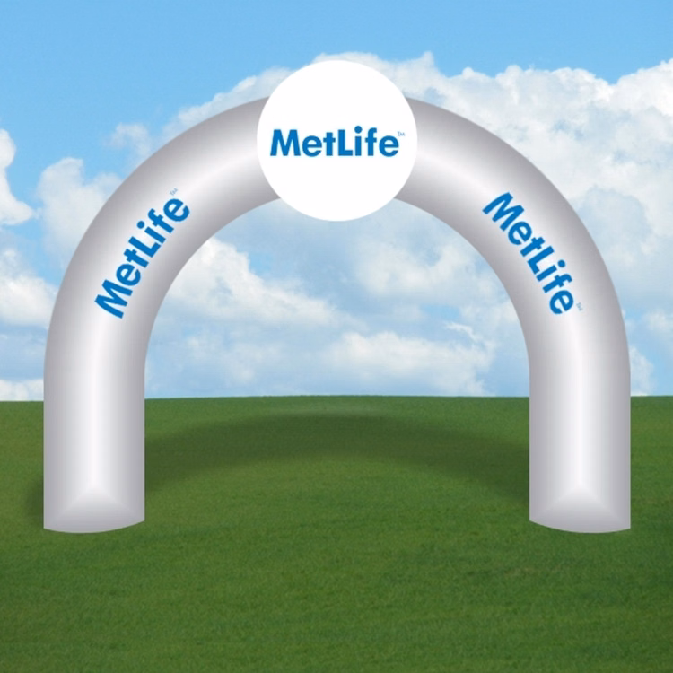 Inflatable Archway -Curved Logo W/Painted Logo