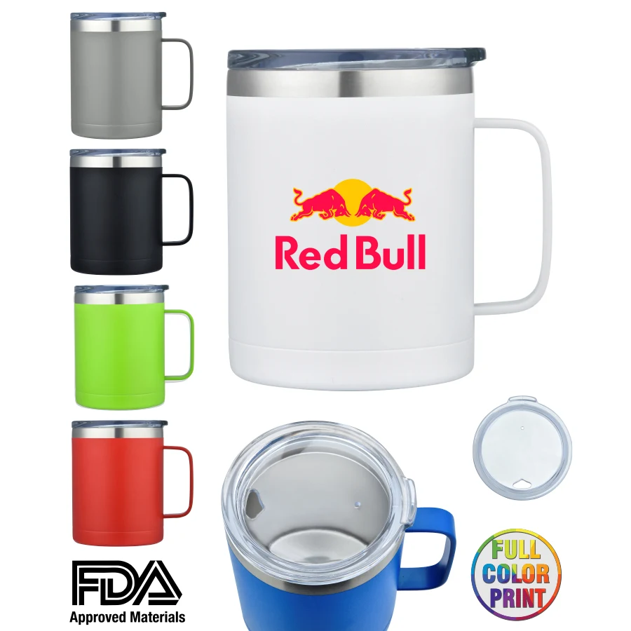 14oz Double Wall Stainless Steel Mug Vacuum Insulated. 1