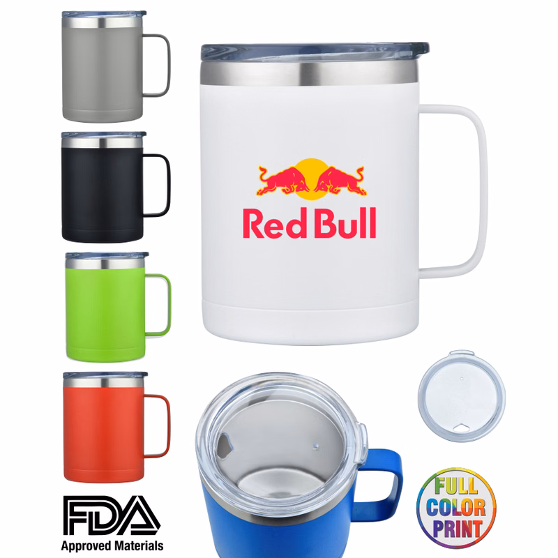 14oz Double Wall Stainless Steel Mug Vacuum Insulated.
