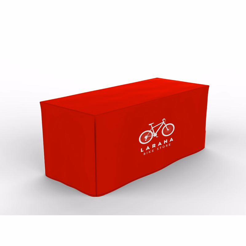6' Fitted, 4 Sided Screen Print Value Quantity Table Cover