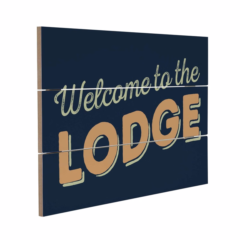 11" x 17" MDF Slatted Wood Print