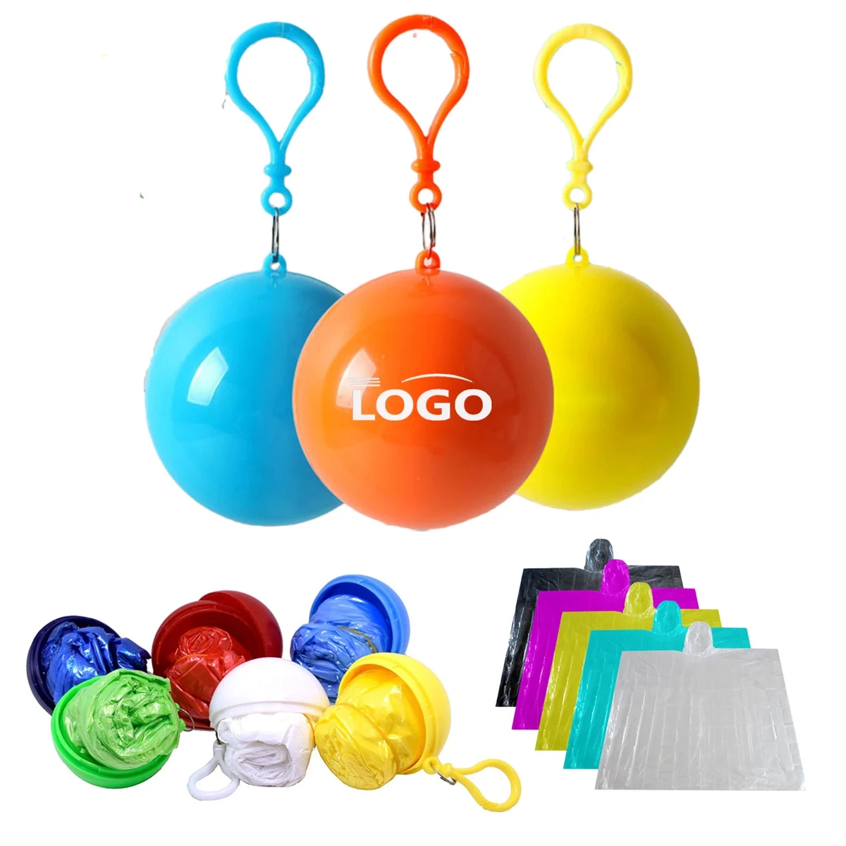 Disposable Emergency Poncho Ball 1
