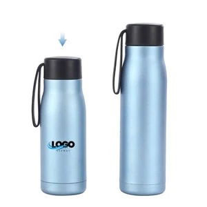 400ml Stainless Steel Cup With Double Wall Insulation Portable Band Lid 1