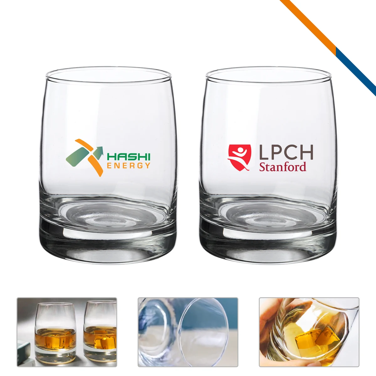 Dynah Whiskey Glass - 12 OZ. 1