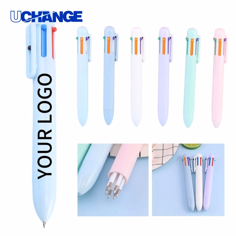 Six Ink Retractable Ballpoint Pen