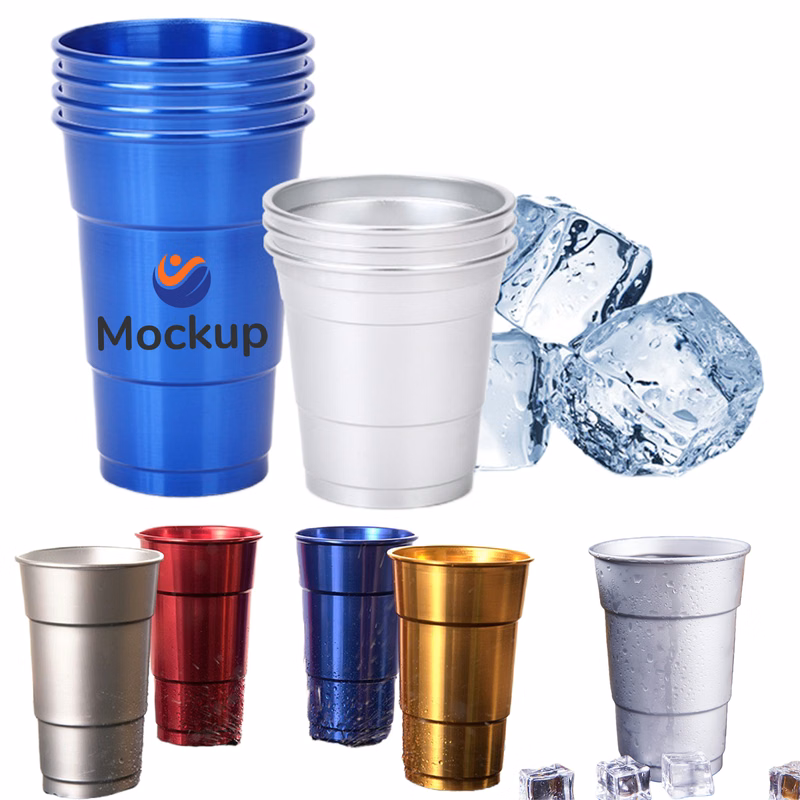 Disposable Birthday Aluminum Cup