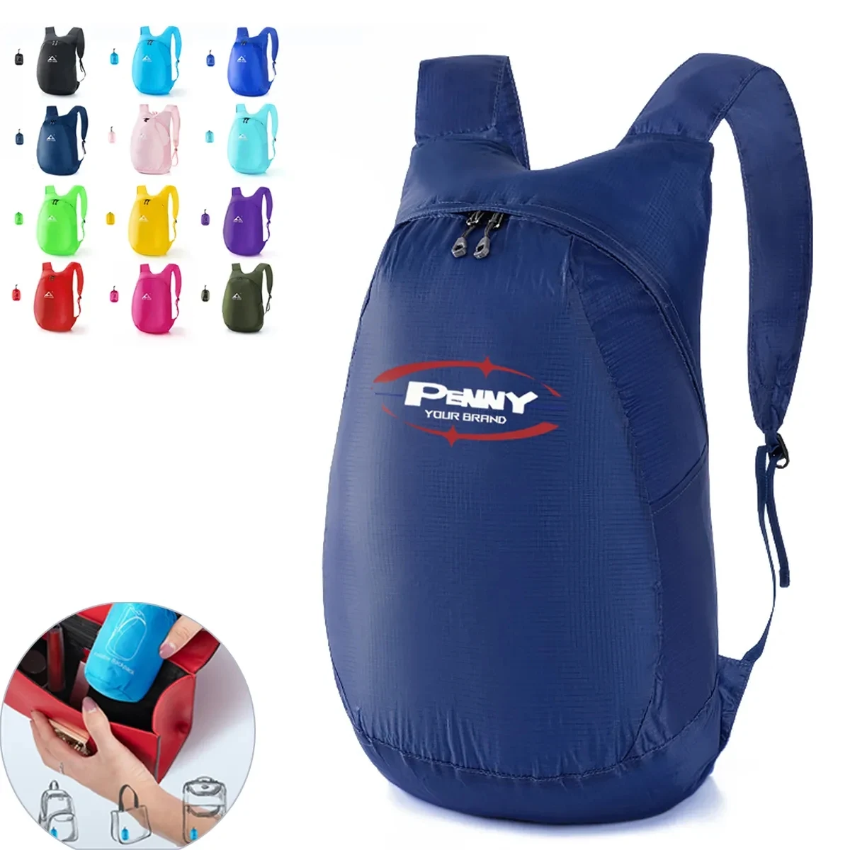 Foldable Waterproof Backpack Lightweight Camping Travel Bag 1
