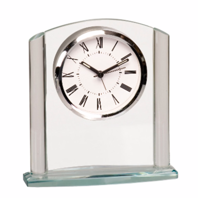 Supreme Arch Glass Clock