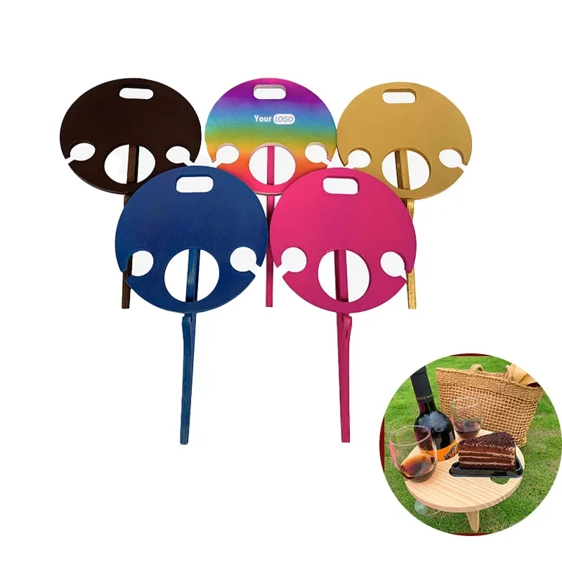 Wood Outdoor Portable Plug-in Dining Table 1