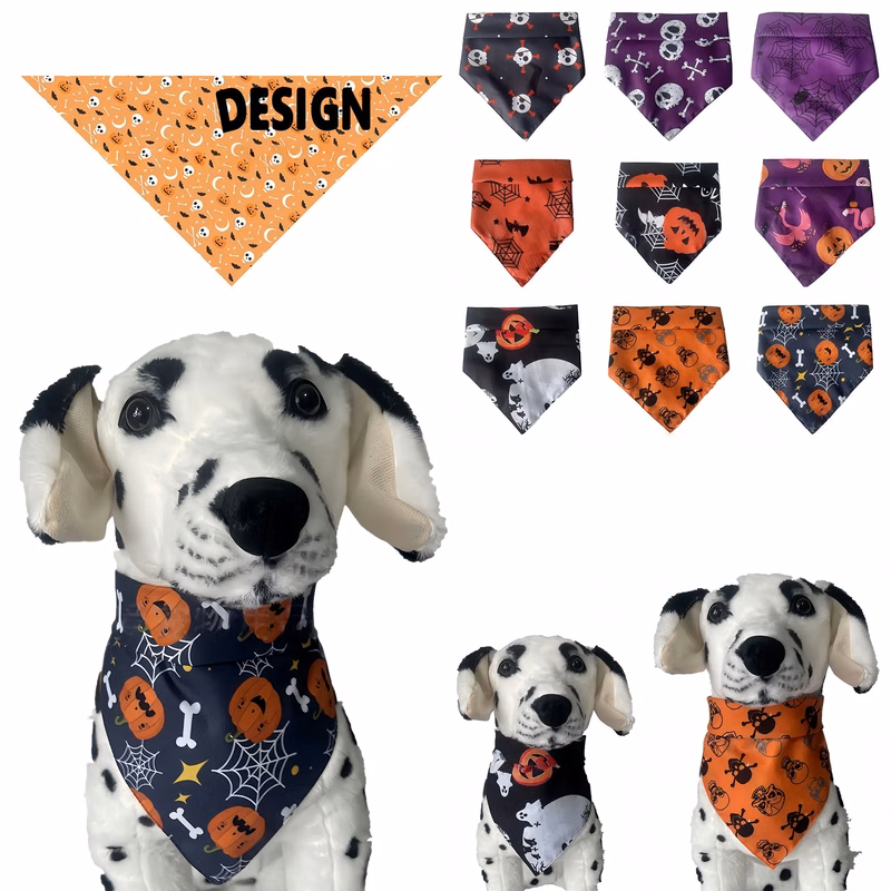 Halloween Pet Triangle Drool Bib
