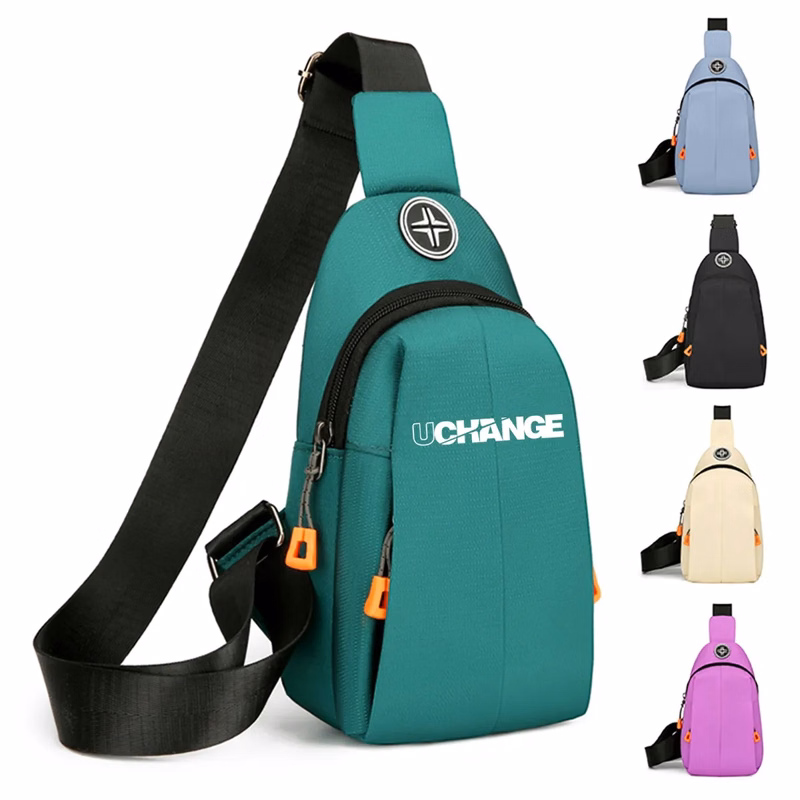 Travel Outdoor Crossbody Sling Bag W/ Headphone Jack