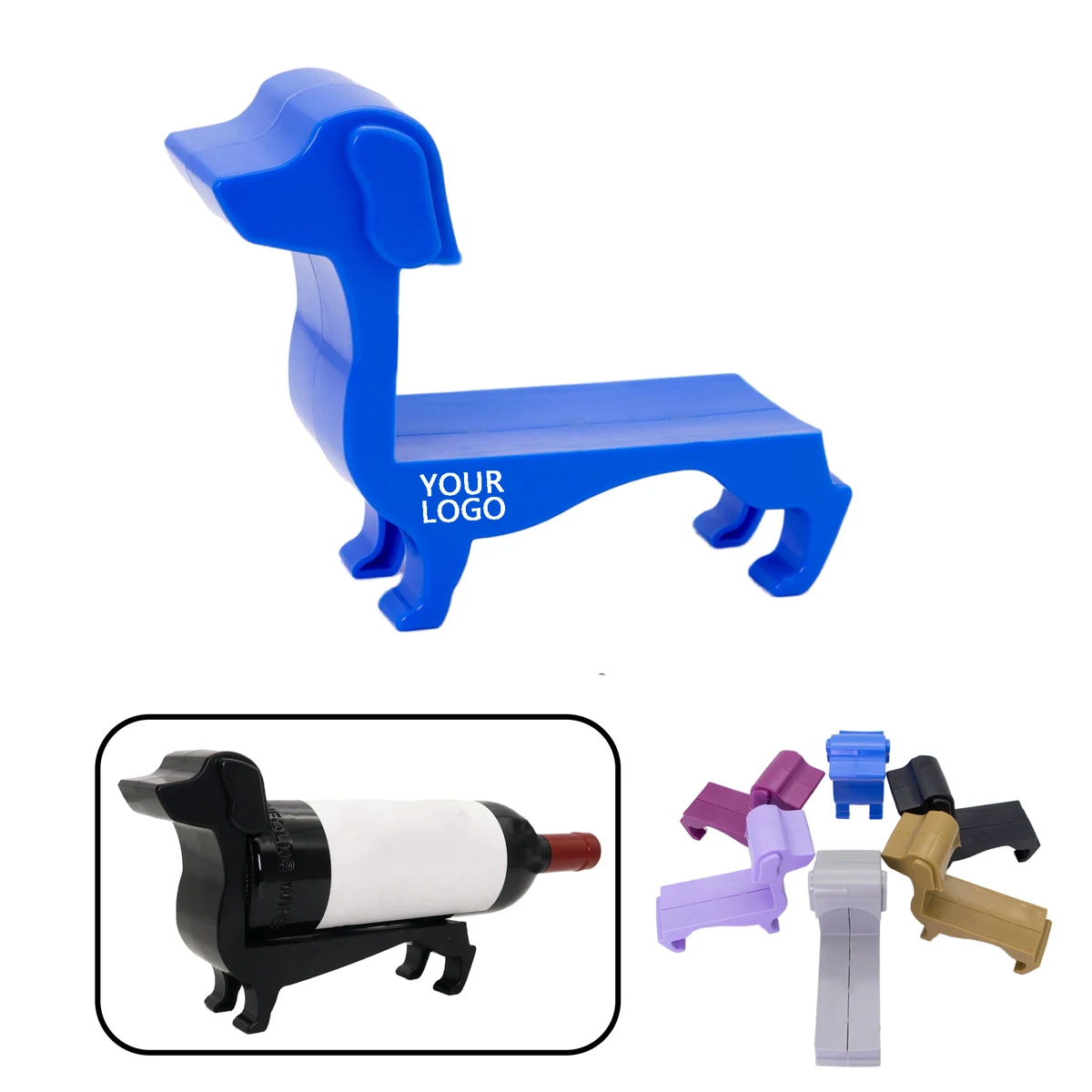 Wiener Dog Bottle Rack 1