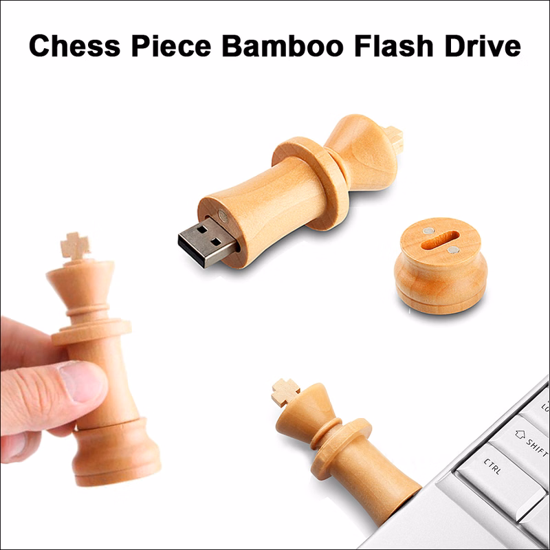 Chess Piece BambooFlash Drive / USB - 32GB