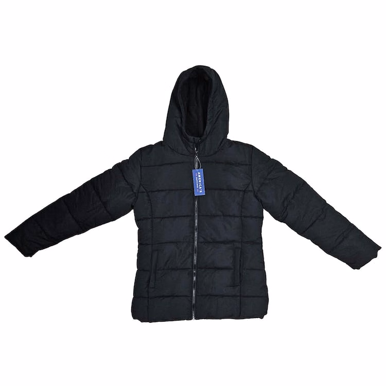America's Suppliers Hooded Jacket Black 2T-5T
