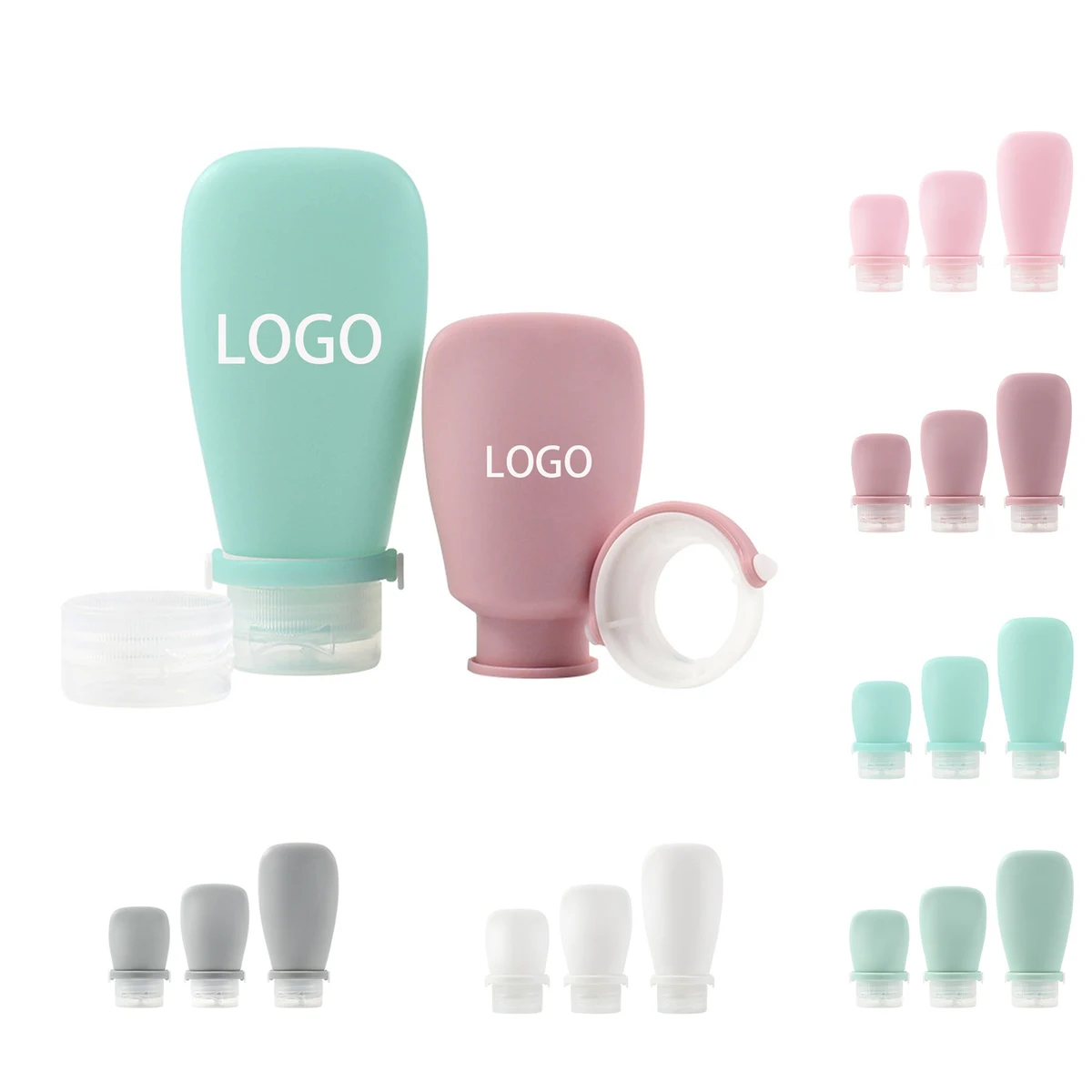 Silicone Travel Bottle Set 1